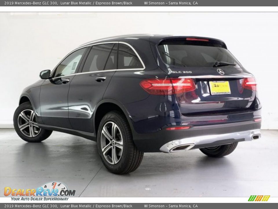 2019 Mercedes-Benz GLC 300 Lunar Blue Metallic / Espresso Brown/Black Photo #2