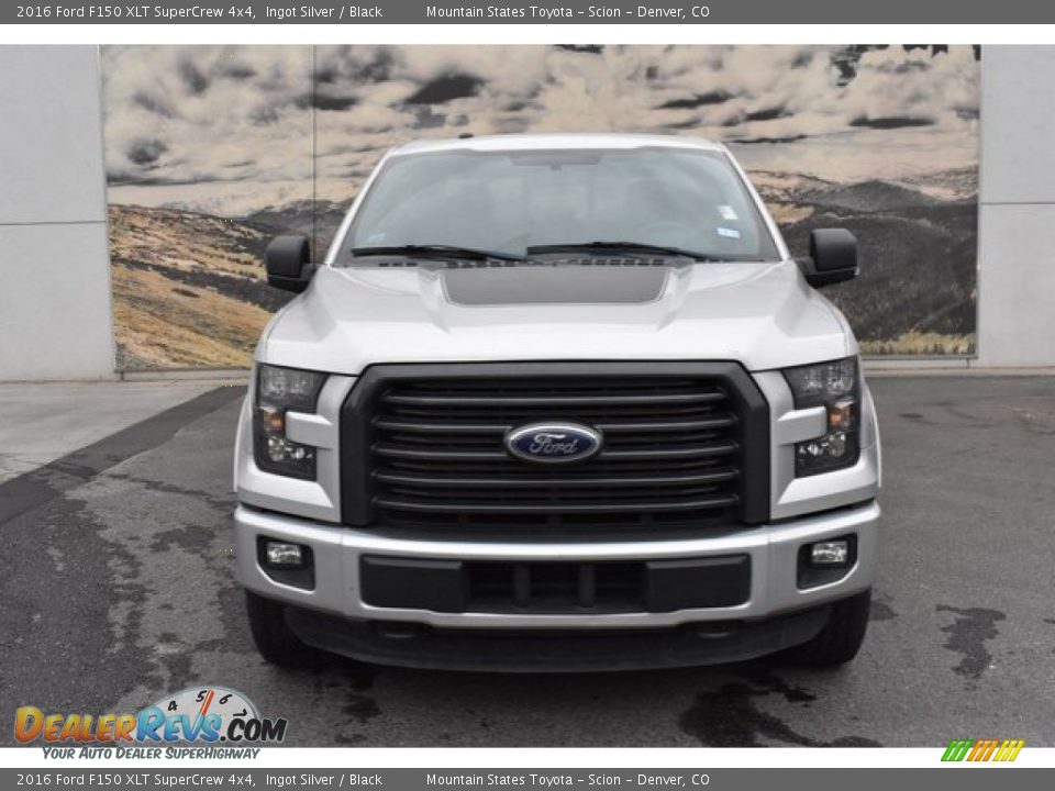 2016 Ford F150 XLT SuperCrew 4x4 Ingot Silver / Black Photo #8