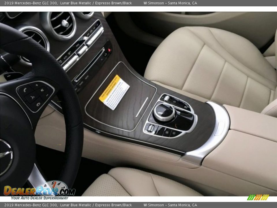 2019 Mercedes-Benz GLC 300 Lunar Blue Metallic / Espresso Brown/Black Photo #7
