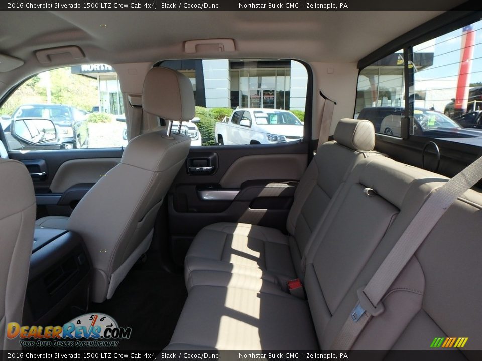 2016 Chevrolet Silverado 1500 LTZ Crew Cab 4x4 Black / Cocoa/Dune Photo #18