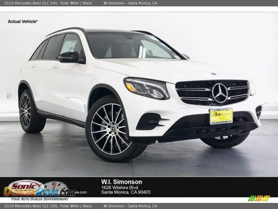 2019 Mercedes-Benz GLC 300 Polar White / Black Photo #1