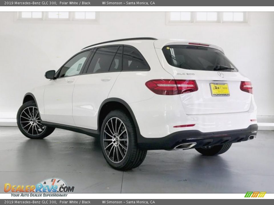 2019 Mercedes-Benz GLC 300 Polar White / Black Photo #2