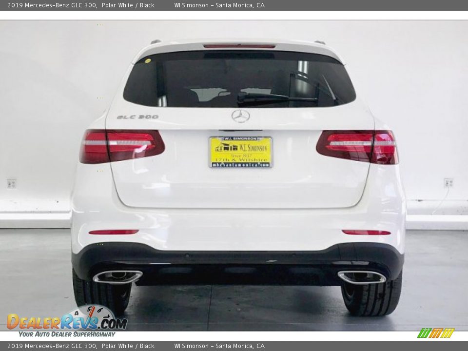 2019 Mercedes-Benz GLC 300 Polar White / Black Photo #3