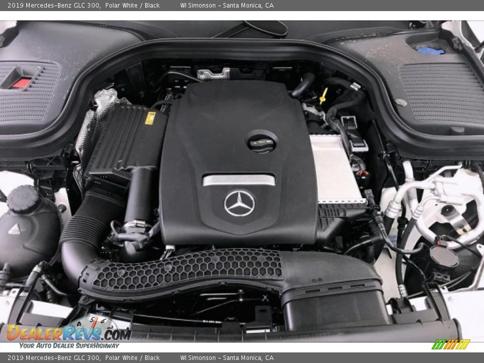 2019 Mercedes-Benz GLC 300 Polar White / Black Photo #8