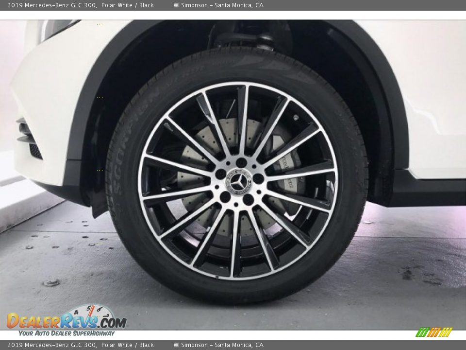 2019 Mercedes-Benz GLC 300 Polar White / Black Photo #9