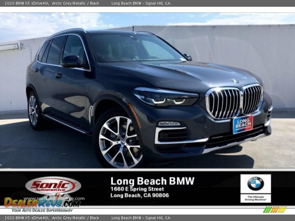 2020 BMW X5 sDrive40i Arctic Grey Metallic / Black Photo #1