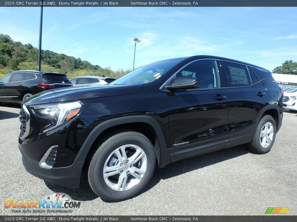 2020 GMC Terrain SLE AWD Ebony Twilight Metallic / Jet Black Photo #1