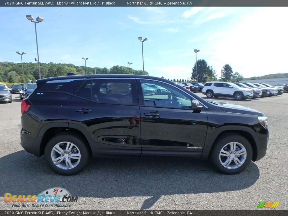 2020 GMC Terrain SLE AWD Ebony Twilight Metallic / Jet Black Photo #4