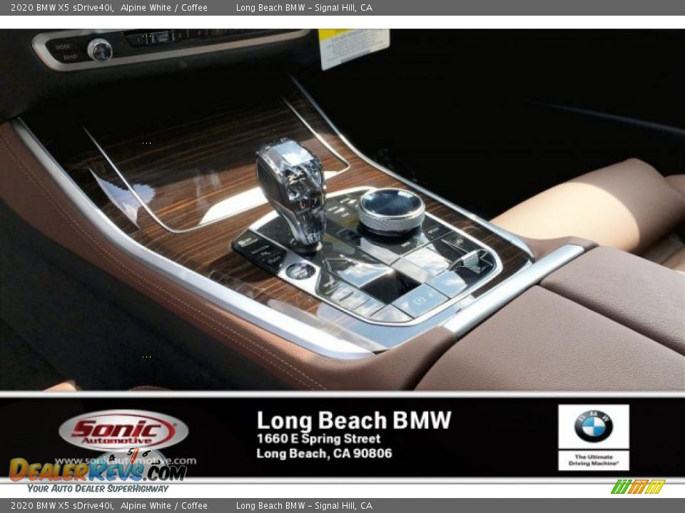 2020 BMW X5 sDrive40i Alpine White / Coffee Photo #6