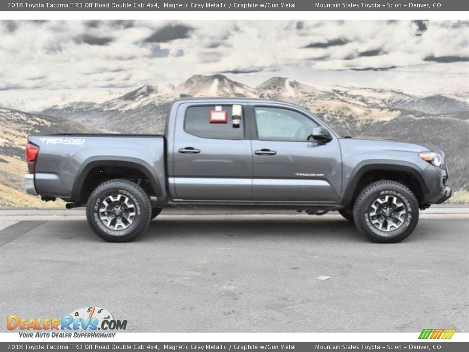 2018 Toyota Tacoma TRD Off Road Double Cab 4x4 Magnetic Gray Metallic / Graphite w/Gun Metal Photo #2