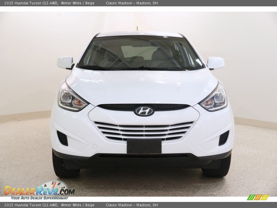 2015 Hyundai Tucson GLS AWD Winter White / Beige Photo #2