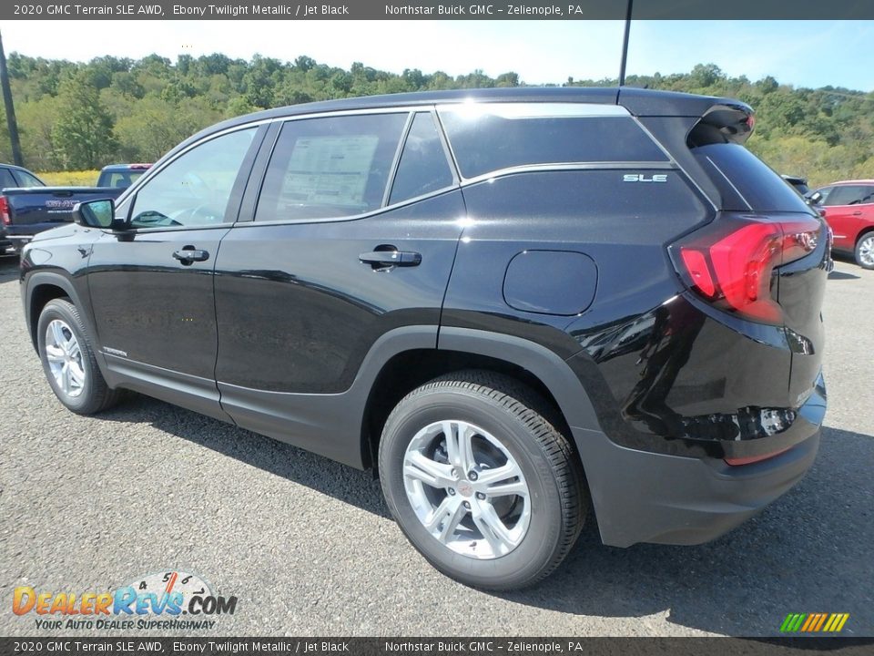 2020 GMC Terrain SLE AWD Ebony Twilight Metallic / Jet Black Photo #8