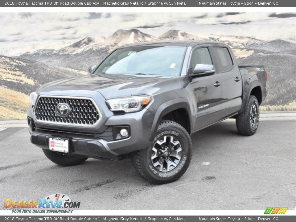 2018 Toyota Tacoma TRD Off Road Double Cab 4x4 Magnetic Gray Metallic / Graphite w/Gun Metal Photo #5