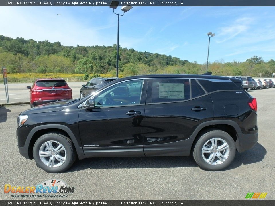 2020 GMC Terrain SLE AWD Ebony Twilight Metallic / Jet Black Photo #9