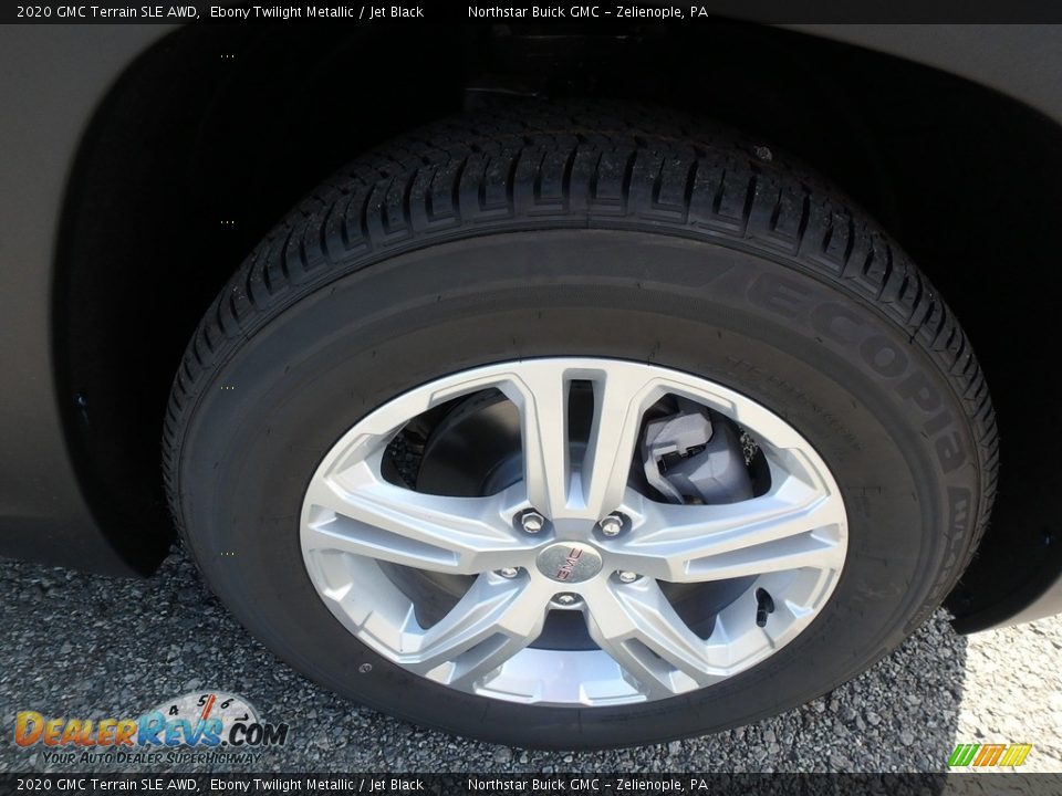 2020 GMC Terrain SLE AWD Ebony Twilight Metallic / Jet Black Photo #10