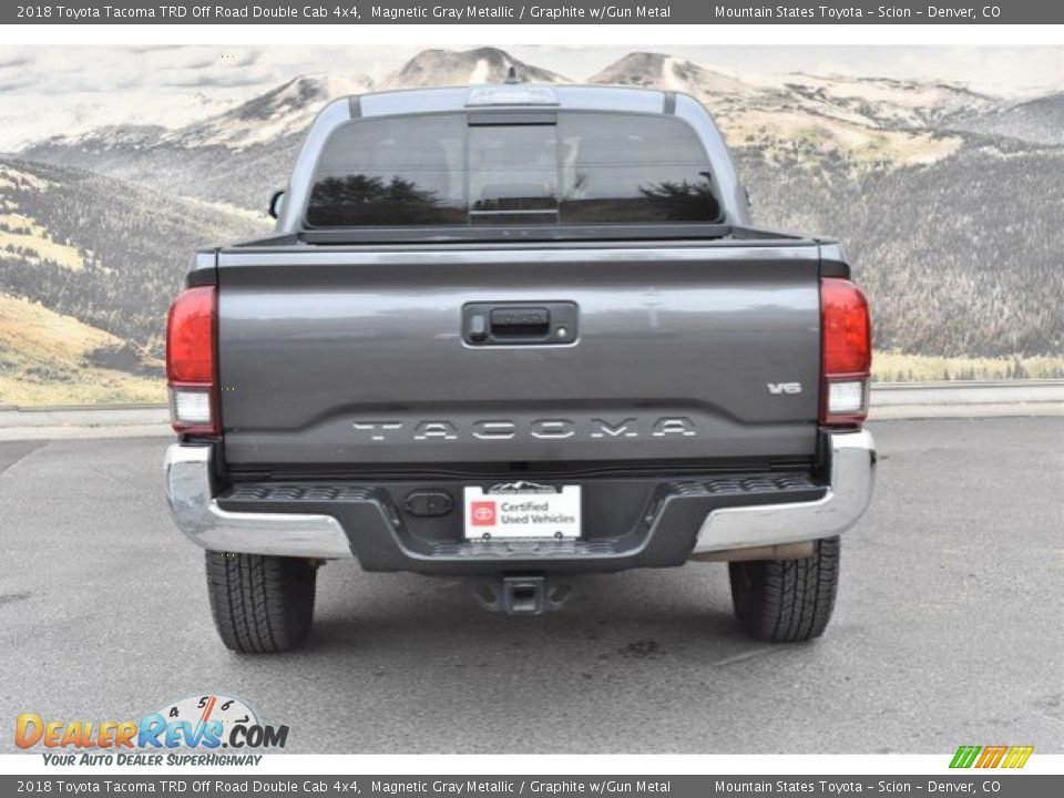 2018 Toyota Tacoma TRD Off Road Double Cab 4x4 Magnetic Gray Metallic / Graphite w/Gun Metal Photo #8
