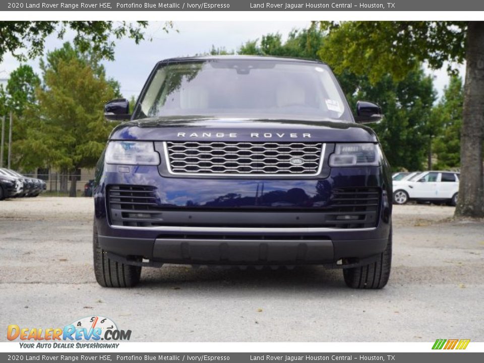 2020 Land Rover Range Rover HSE Portofino Blue Metallic / Ivory/Espresso Photo #2