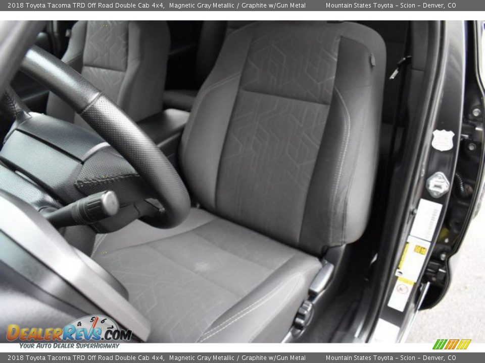 2018 Toyota Tacoma TRD Off Road Double Cab 4x4 Magnetic Gray Metallic / Graphite w/Gun Metal Photo #12