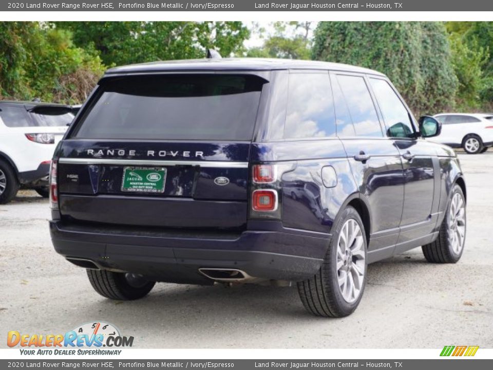 2020 Land Rover Range Rover HSE Portofino Blue Metallic / Ivory/Espresso Photo #5