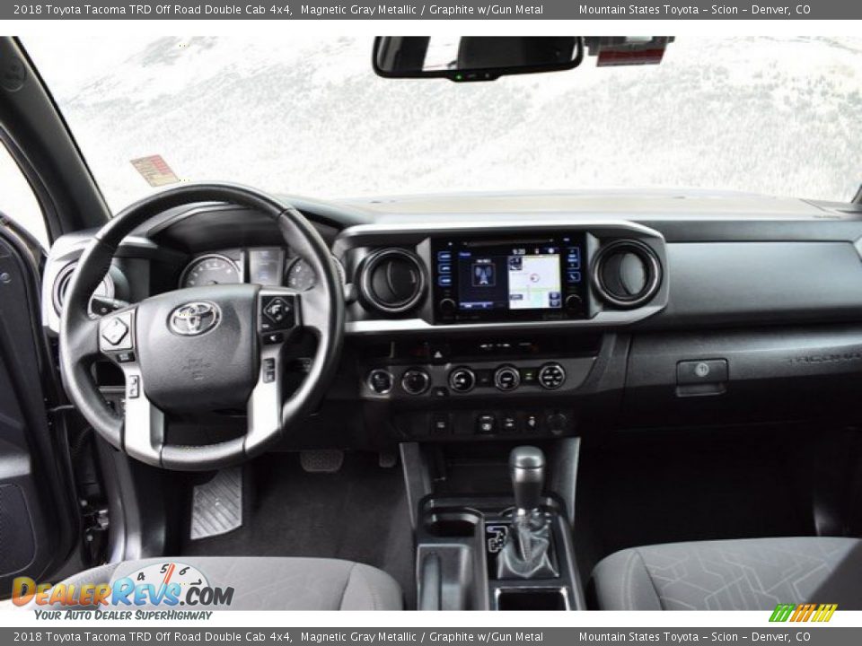 2018 Toyota Tacoma TRD Off Road Double Cab 4x4 Magnetic Gray Metallic / Graphite w/Gun Metal Photo #13