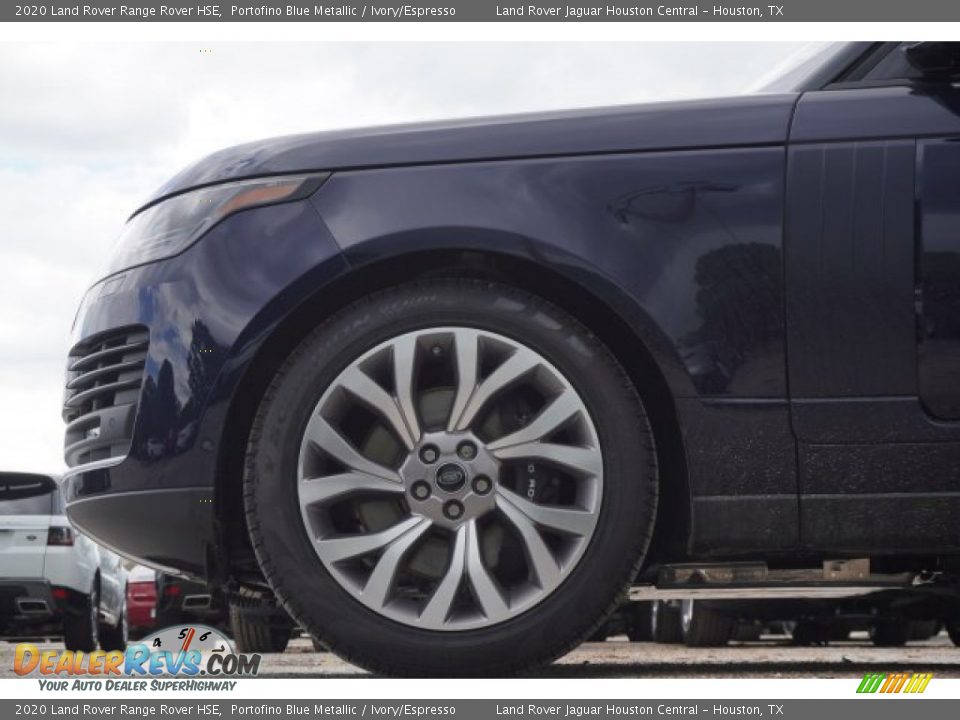 2020 Land Rover Range Rover HSE Portofino Blue Metallic / Ivory/Espresso Photo #8