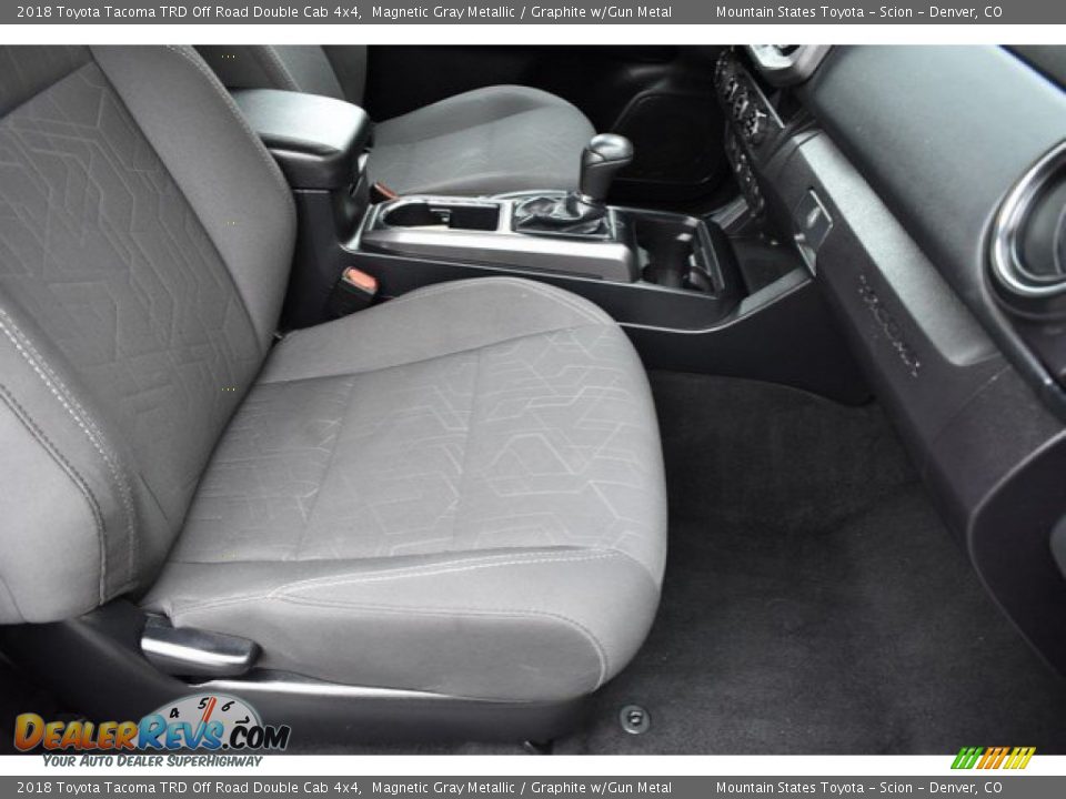 2018 Toyota Tacoma TRD Off Road Double Cab 4x4 Magnetic Gray Metallic / Graphite w/Gun Metal Photo #17