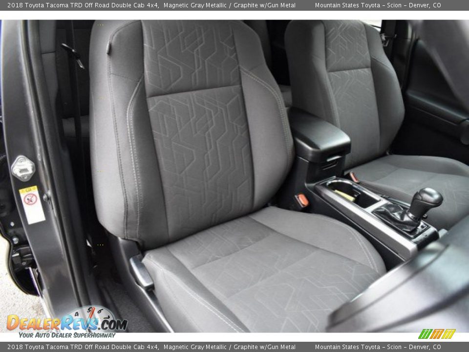 2018 Toyota Tacoma TRD Off Road Double Cab 4x4 Magnetic Gray Metallic / Graphite w/Gun Metal Photo #18