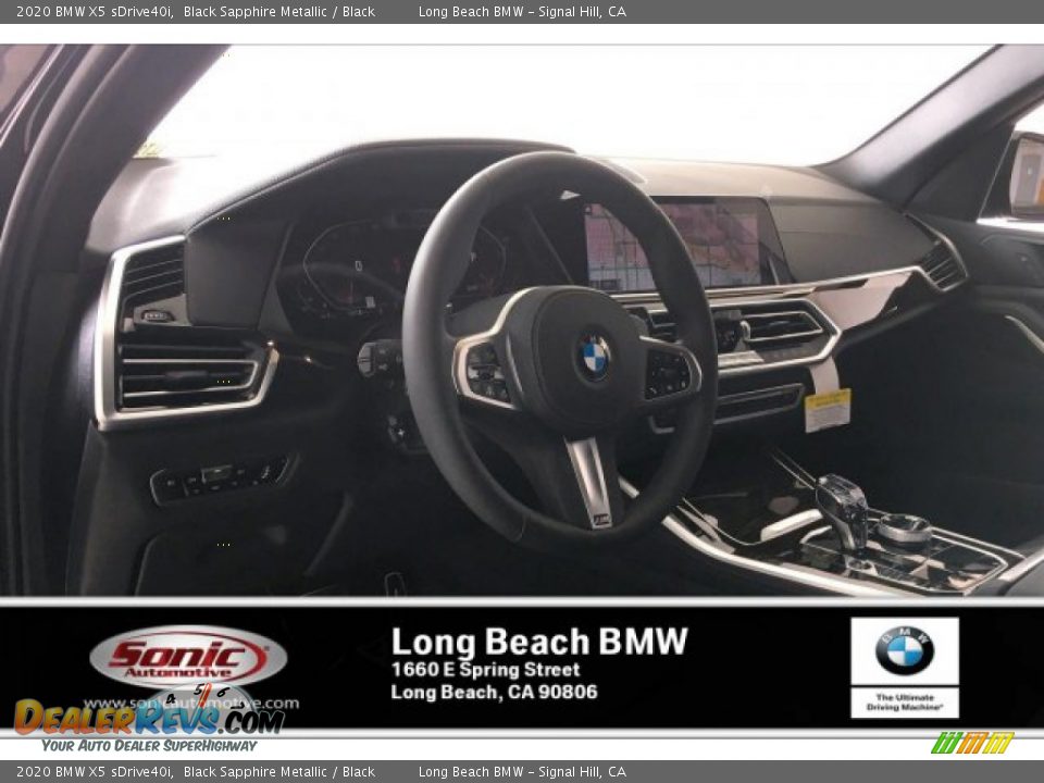 2020 BMW X5 sDrive40i Black Sapphire Metallic / Black Photo #4