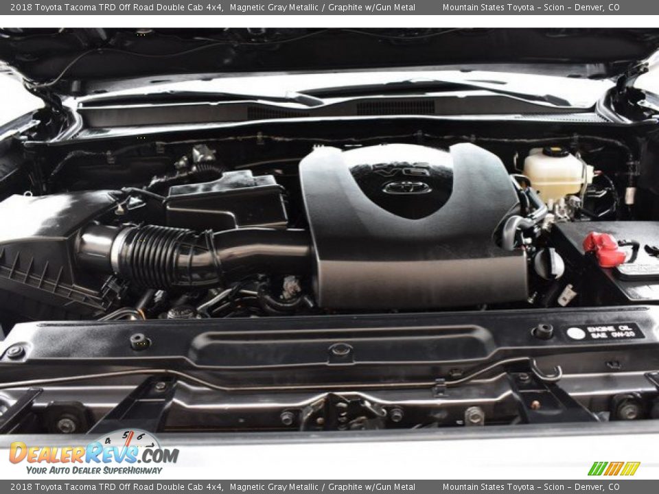 2018 Toyota Tacoma TRD Off Road Double Cab 4x4 Magnetic Gray Metallic / Graphite w/Gun Metal Photo #27