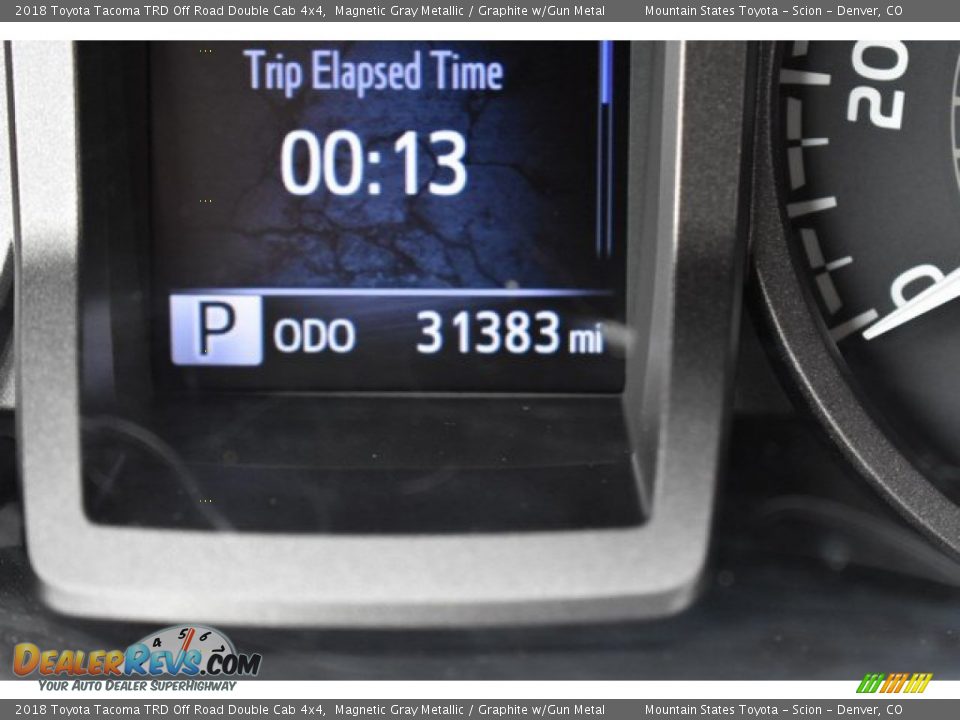 2018 Toyota Tacoma TRD Off Road Double Cab 4x4 Magnetic Gray Metallic / Graphite w/Gun Metal Photo #29