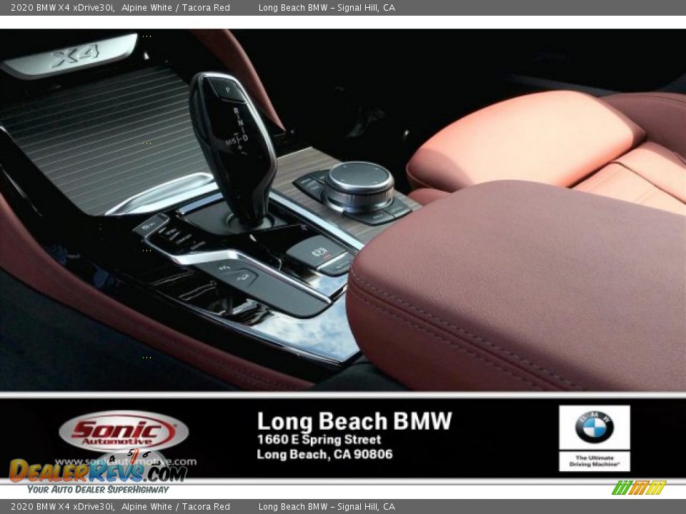 2020 BMW X4 xDrive30i Alpine White / Tacora Red Photo #6