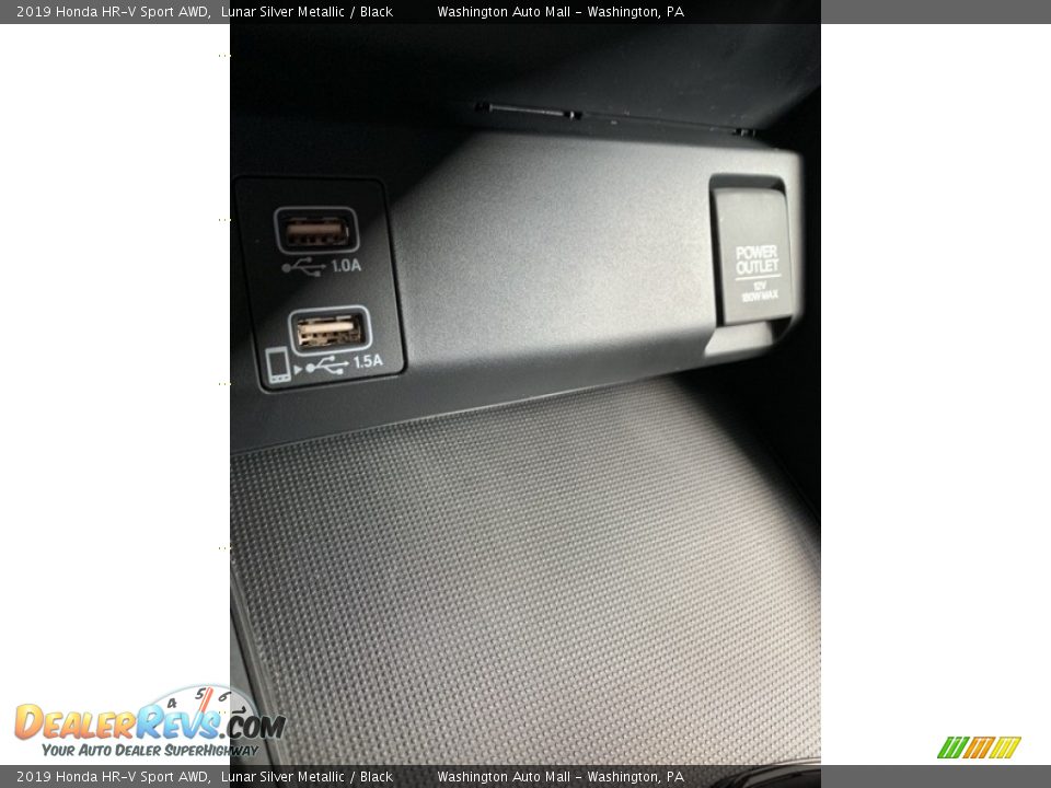 2019 Honda HR-V Sport AWD Lunar Silver Metallic / Black Photo #35