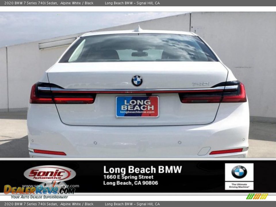 2020 BMW 7 Series 740i Sedan Alpine White / Black Photo #3