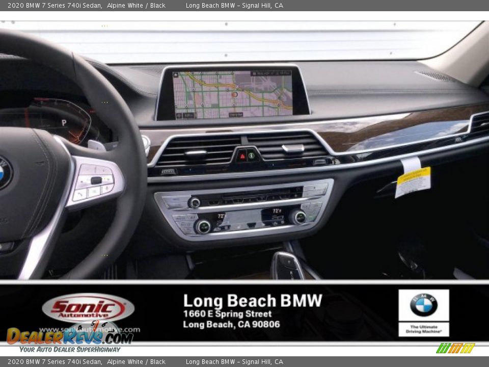 2020 BMW 7 Series 740i Sedan Alpine White / Black Photo #5