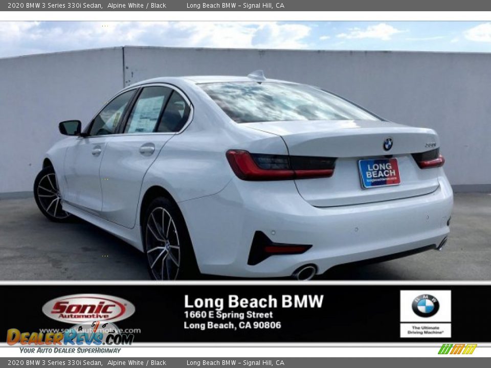 2020 BMW 3 Series 330i Sedan Alpine White / Black Photo #2