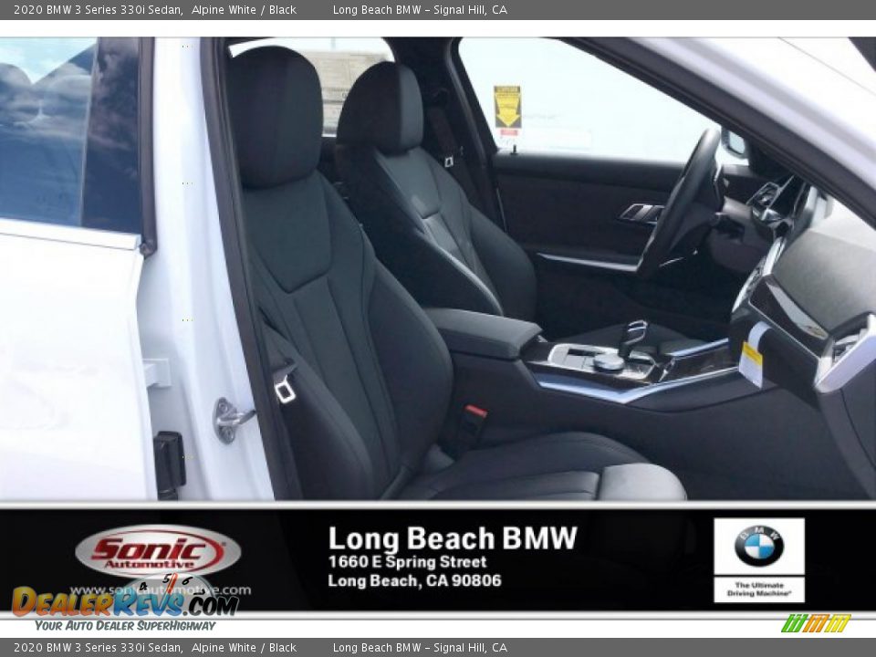 2020 BMW 3 Series 330i Sedan Alpine White / Black Photo #7