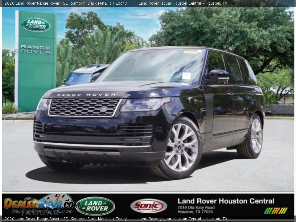 2020 Land Rover Range Rover HSE Santorini Black Metallic / Ebony Photo #1