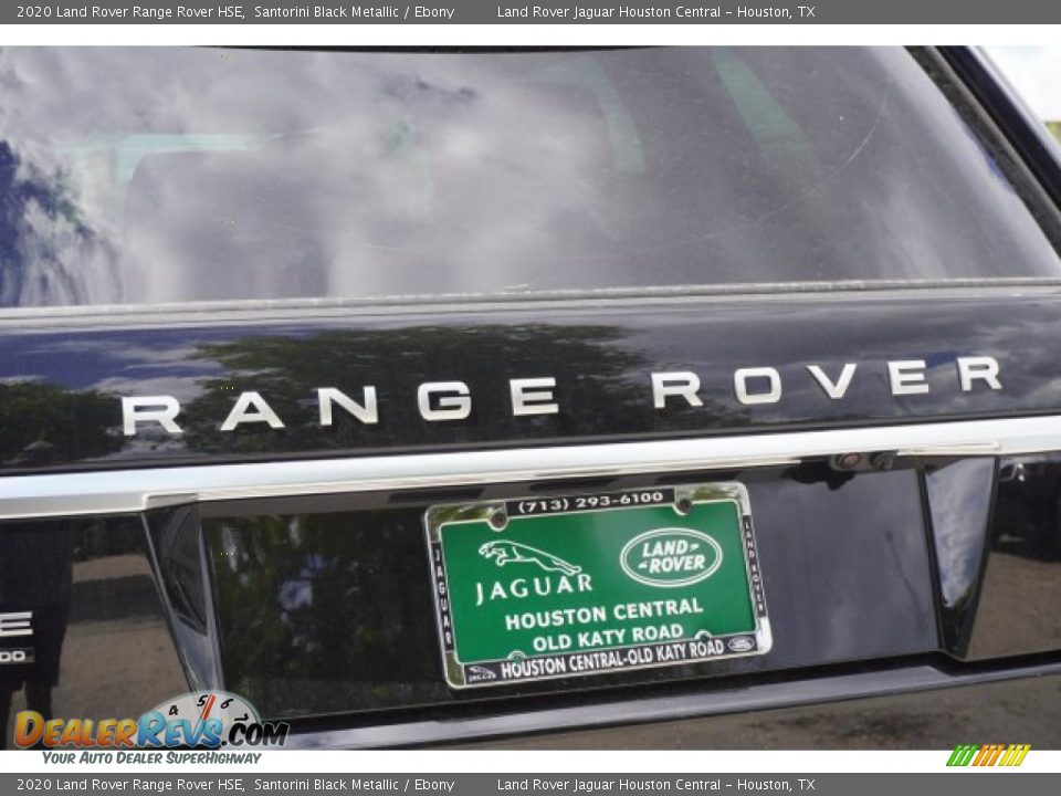 2020 Land Rover Range Rover HSE Santorini Black Metallic / Ebony Photo #13