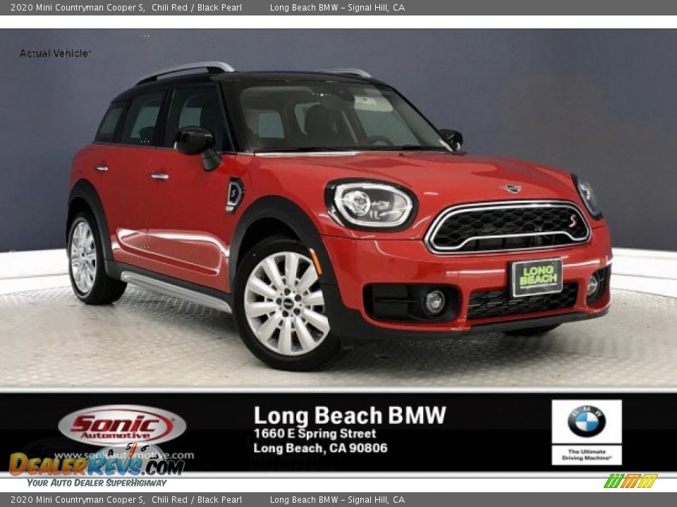 2020 Mini Countryman Cooper S Chili Red / Black Pearl Photo #1