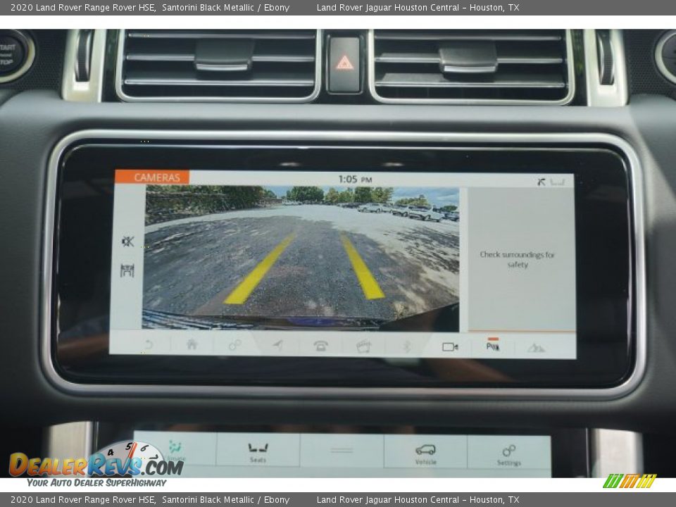 2020 Land Rover Range Rover HSE Santorini Black Metallic / Ebony Photo #20