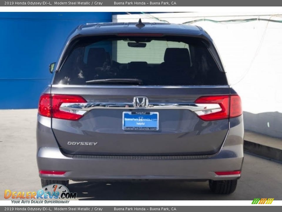 2019 Honda Odyssey EX-L Modern Steel Metallic / Gray Photo #6