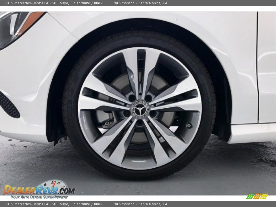 2019 Mercedes-Benz CLA 250 Coupe Polar White / Black Photo #9