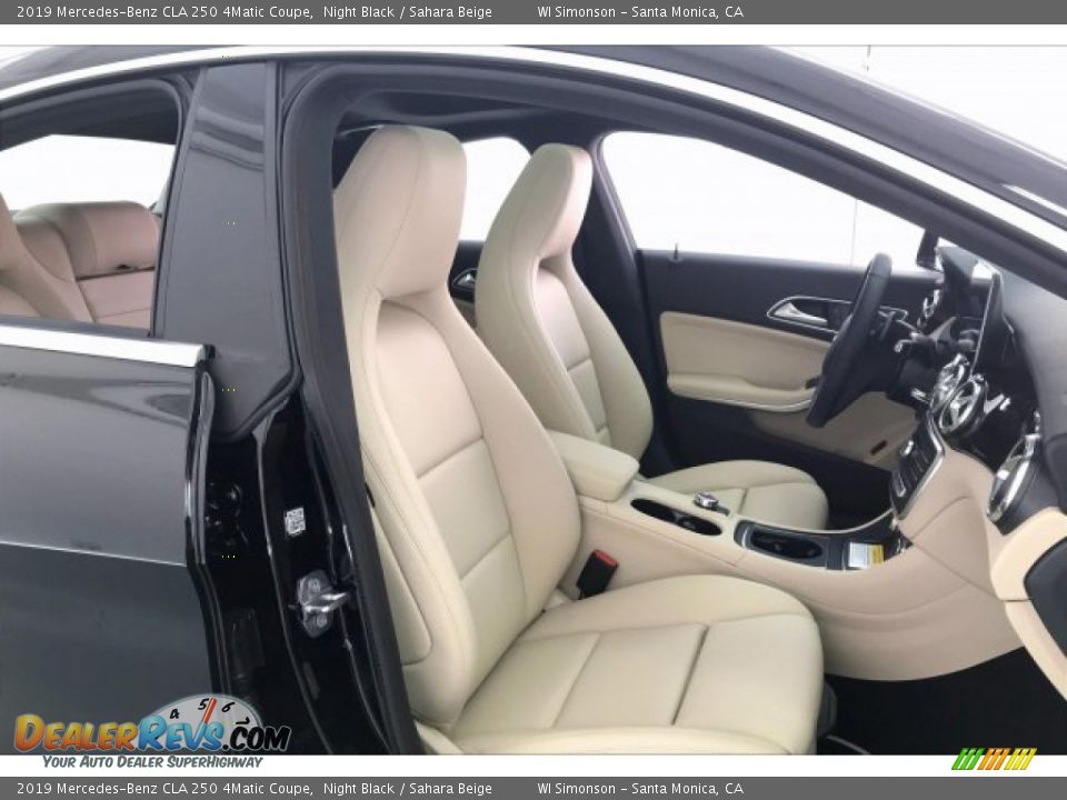Front Seat of 2019 Mercedes-Benz CLA 250 4Matic Coupe Photo #5