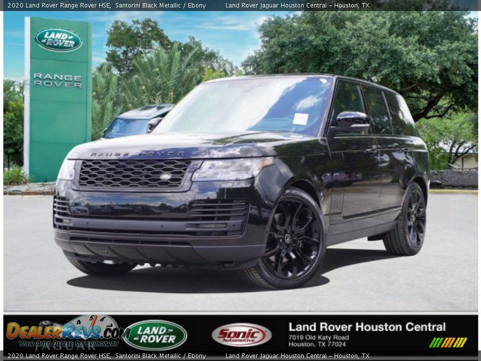 2020 Land Rover Range Rover HSE Santorini Black Metallic / Ebony Photo #1