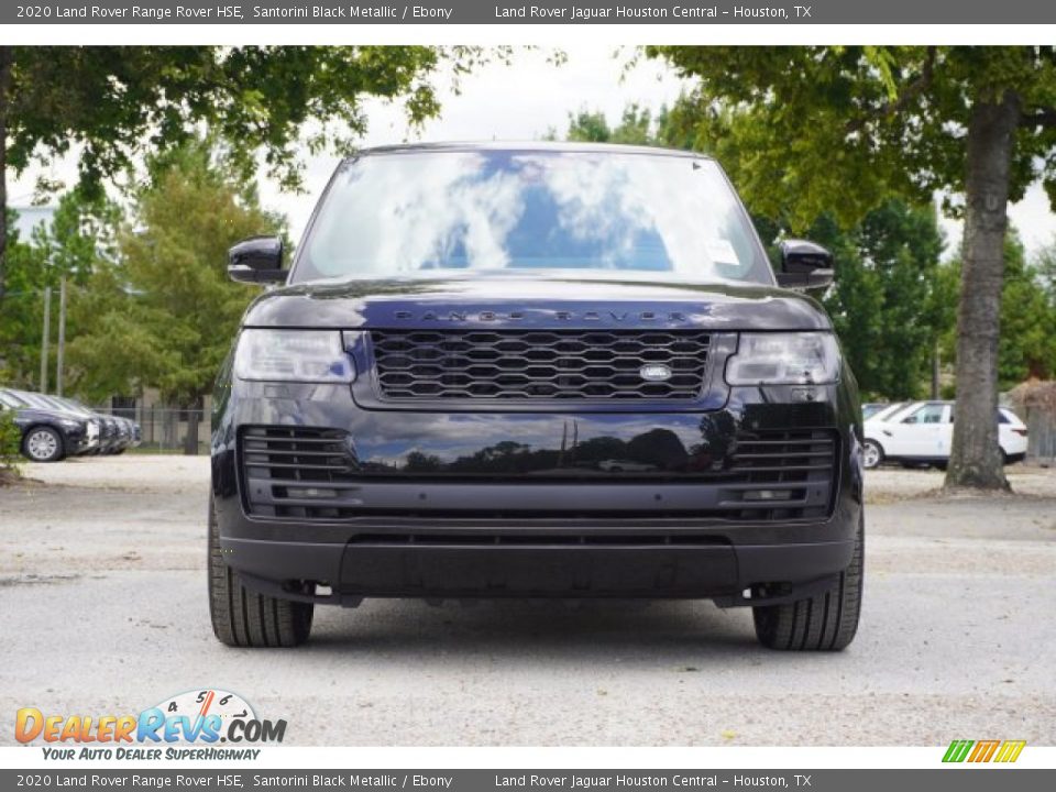 2020 Land Rover Range Rover HSE Santorini Black Metallic / Ebony Photo #2