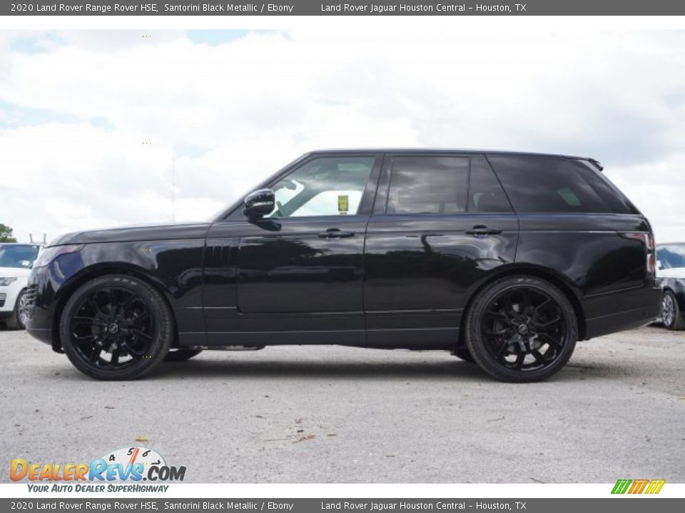 2020 Land Rover Range Rover HSE Santorini Black Metallic / Ebony Photo #4