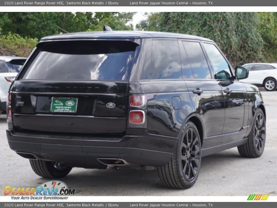 2020 Land Rover Range Rover HSE Santorini Black Metallic / Ebony Photo #5