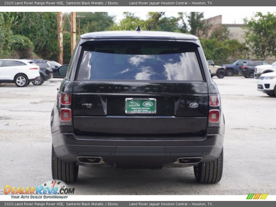 2020 Land Rover Range Rover HSE Santorini Black Metallic / Ebony Photo #6