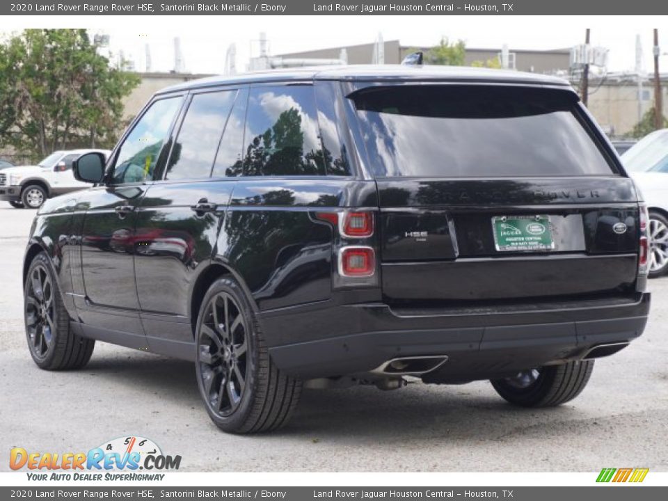 2020 Land Rover Range Rover HSE Santorini Black Metallic / Ebony Photo #7
