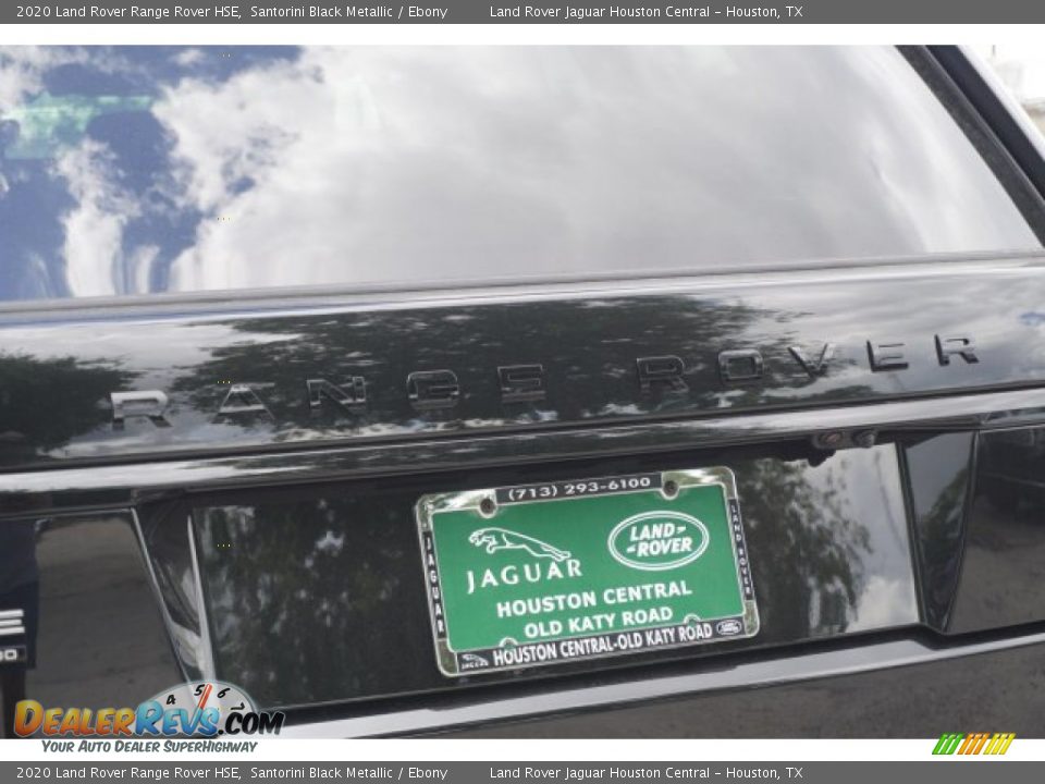 2020 Land Rover Range Rover HSE Santorini Black Metallic / Ebony Photo #13